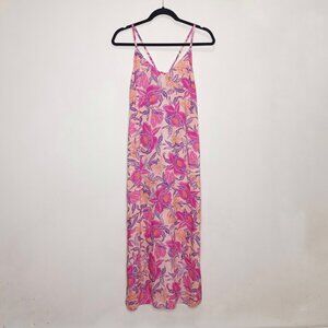 Old Navy Tie Back Floral Maxi Dress XS